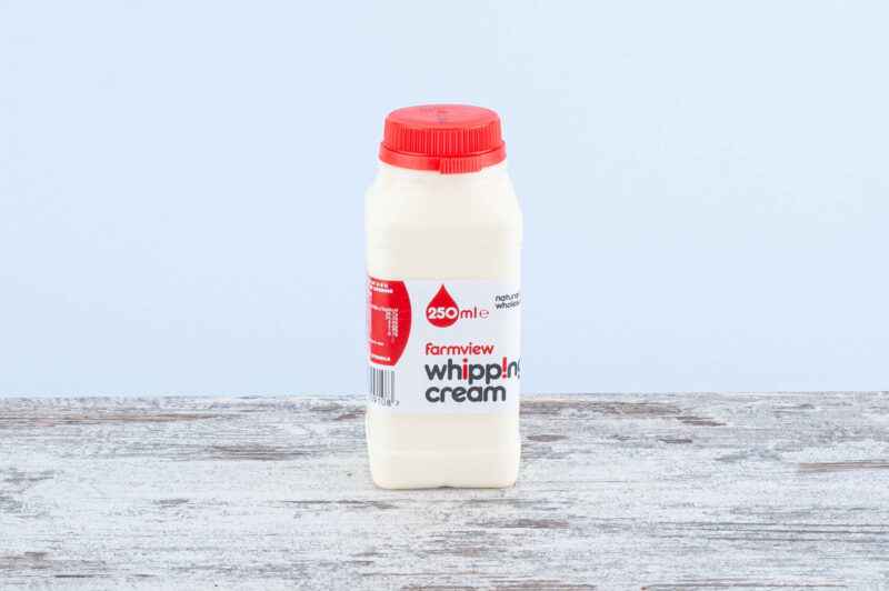 whipping cream, dairy